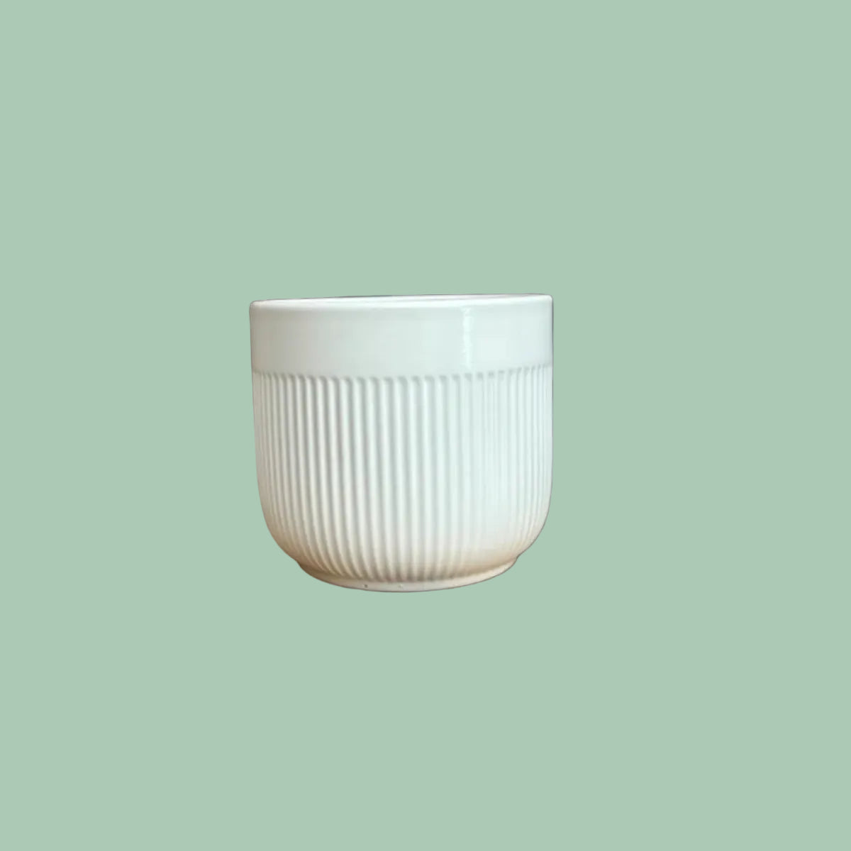 Macetero Ceramico Blanco N 10