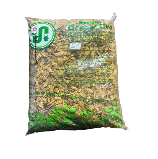 MULCH DECORATIVO AMARILLO 30 LTS