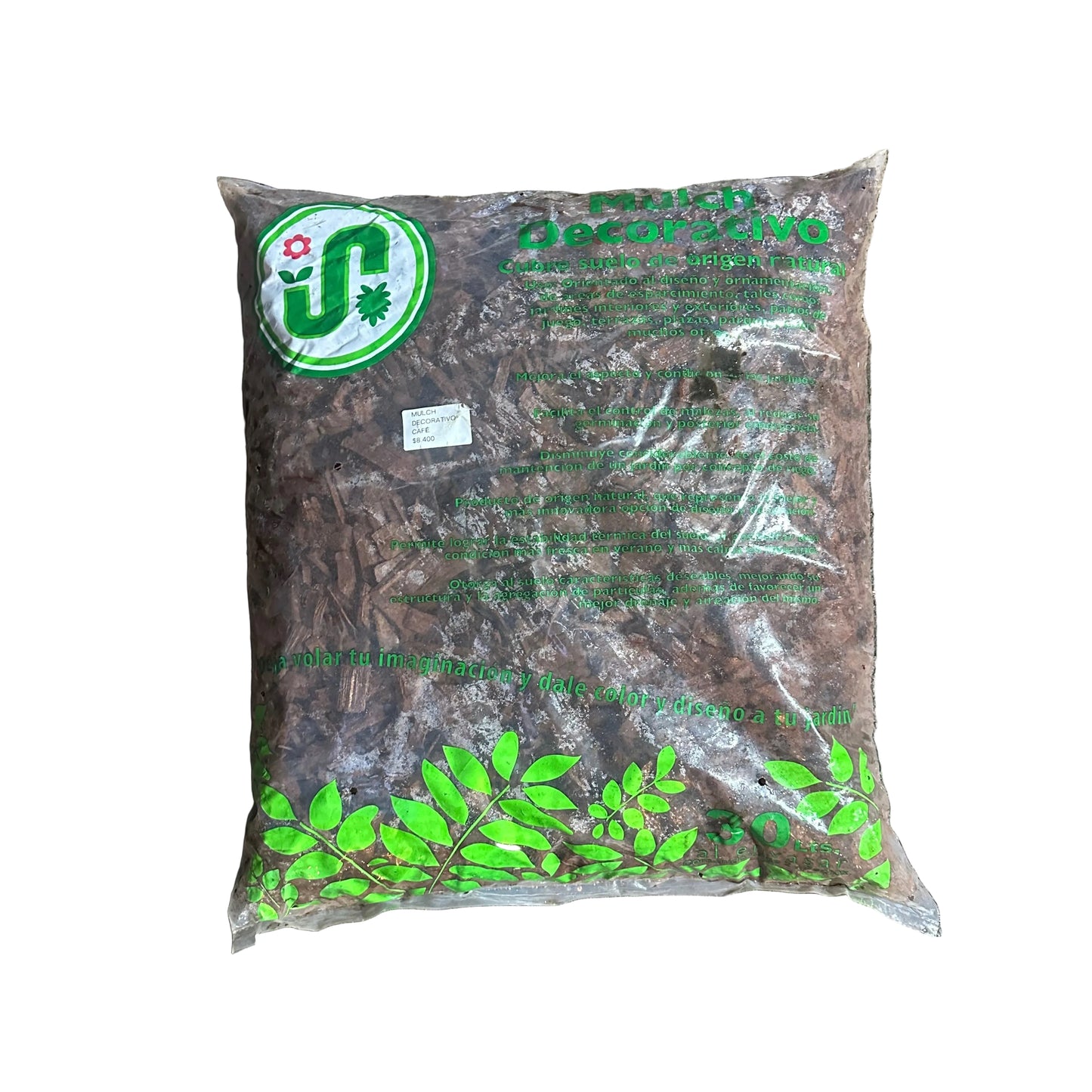 MULCH DECORATIVO CAFÉ 30 LTS